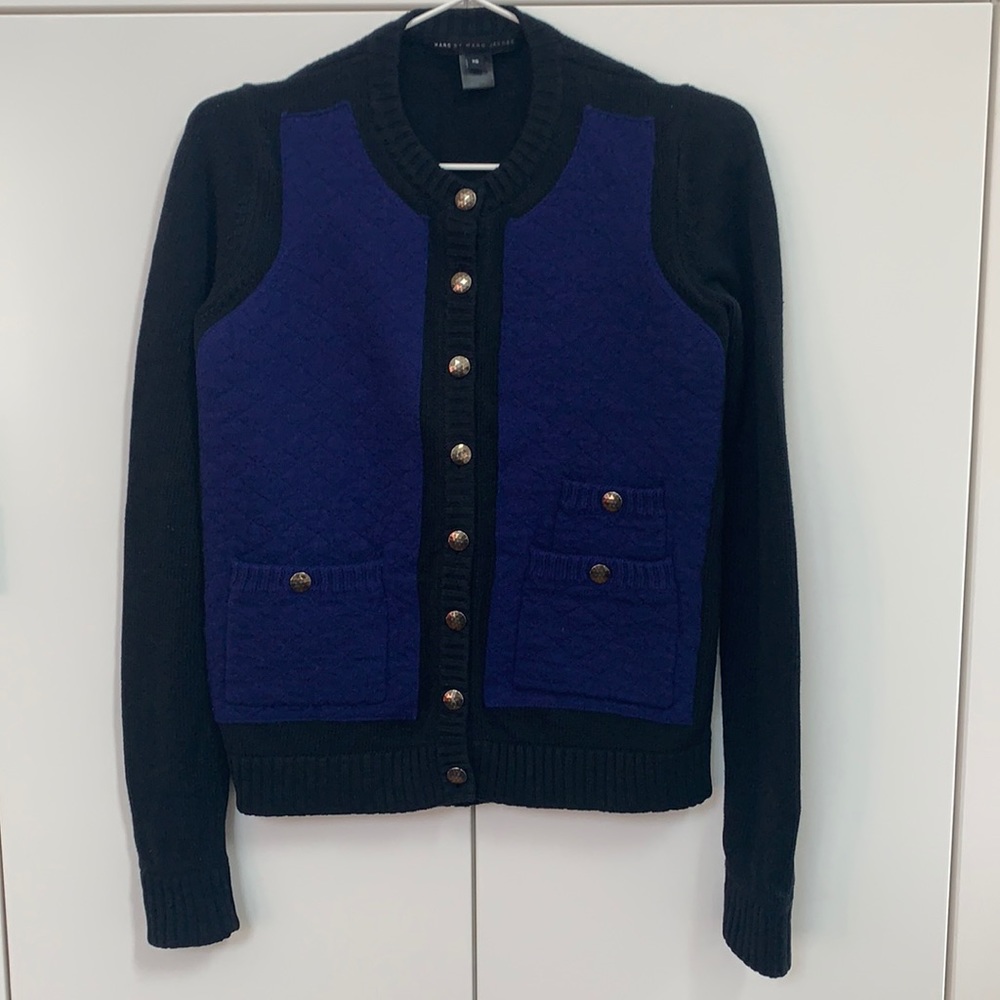Marc Jacobs Quilted Cardigan Sweater